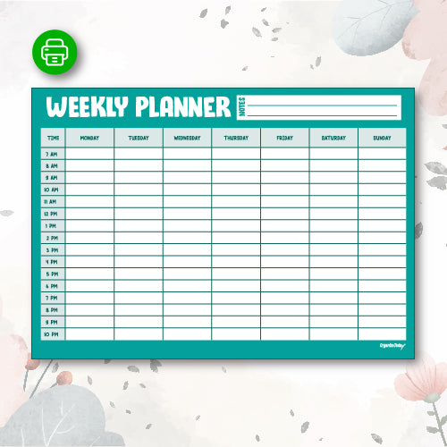 Basic Daily Planner (printable)